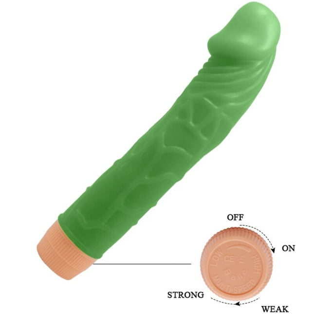 VIBRATOR REALISTIC BAILE - BILL 22,5 CM VERDE