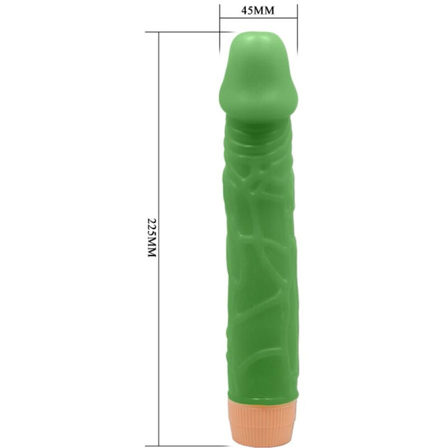 VIBRATOR REALISTIC BAILE - BILL 22,5 CM VERDE