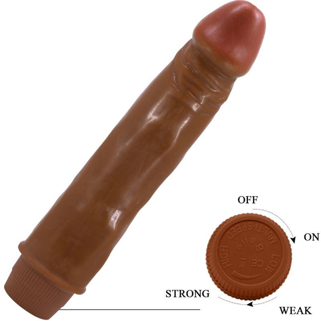 BAILE - VIBRATOR REALISTIC PITIC 21 CM MULATTO