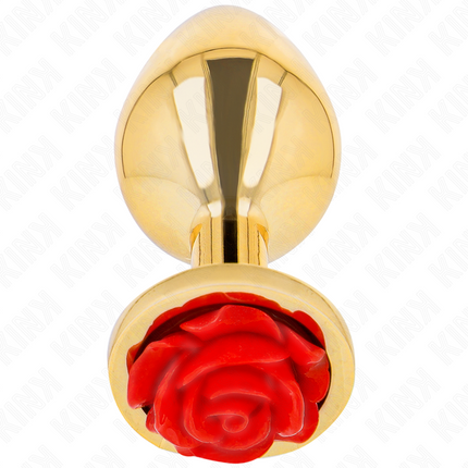 KINK - DUPĂ ANAL GOLD ROSE RED MĂRIMEA S