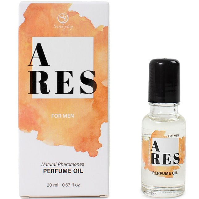 SECRETPLAY - ARES PARFUM NATURAL CU FEROMONI ÎN ULEI PENTRU BĂRBAȚI 20 ML
