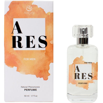 SECRETPLAY - ARES PARFUM NATURAL CU FEROMONI SPRAY PENTRU BĂRBAȚI 50 ML