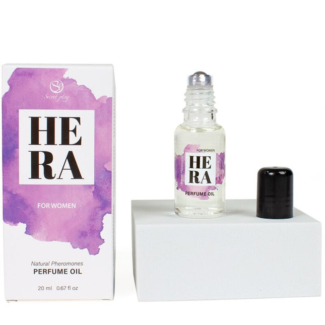 SECRETPLAY - HERA PARFUM NATURAL CU FEROMONI ÎN ULEI PENTRU FEMEI 20 ML