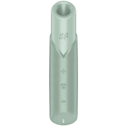 SATISFYER - STIMULATOR DE CLITORIS NAUGHTY KISS WAVE CU VALURI VERDE