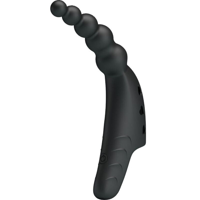 PRETTY LOVE - VIBRATOR PENTRU DEGET JORDIN 10 VIBRAȚII NEGRU