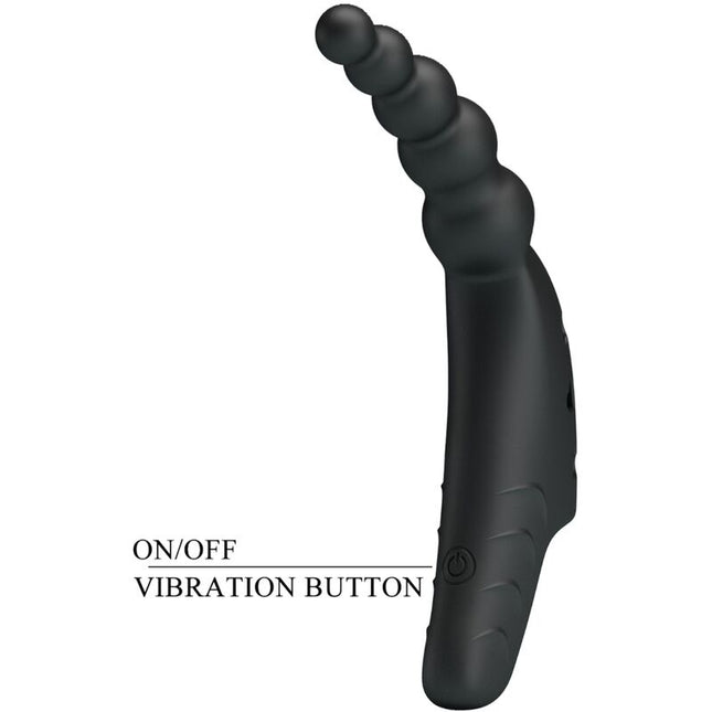 PRETTY LOVE - VIBRATOR PENTRU DEGET JORDIN 10 VIBRAȚII NEGRU