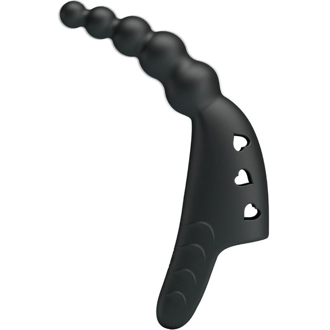 PRETTY LOVE - VIBRATOR PENTRU DEGET JORDIN 10 VIBRAȚII NEGRU