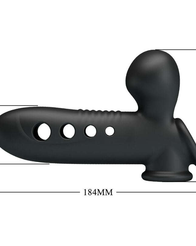 PRETTY LOVE - MANȘON PENTRU PENIS CRANE CU AIRBAG NEGRU