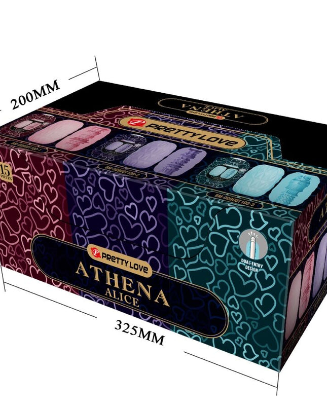 PRETTY LOVE - PACHET ATHENA ALICE 15 MASTURBATOARE MASCULINE DIVERSE