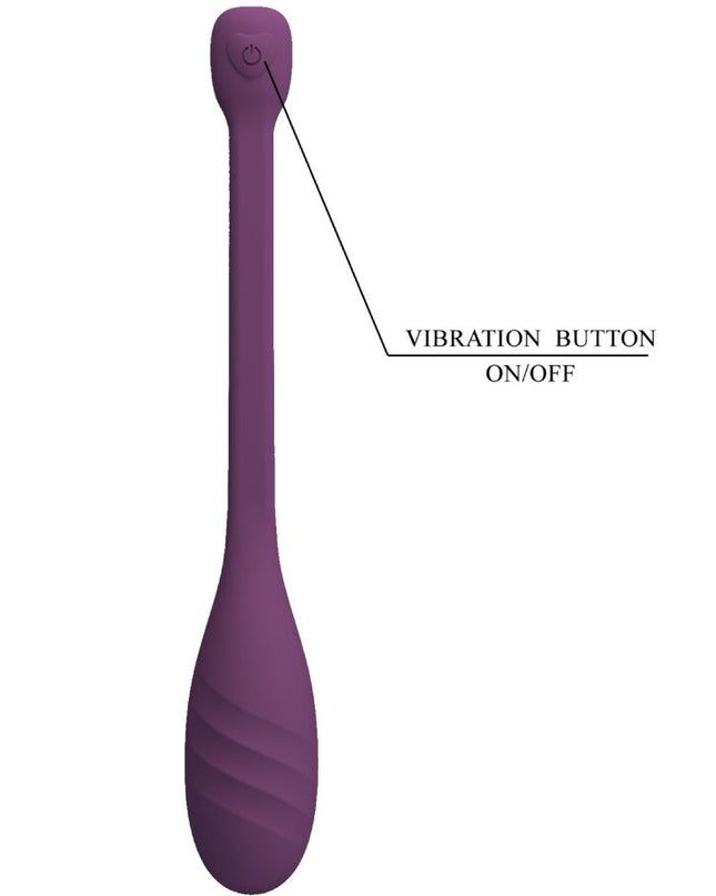 PRETTY LOVE - VIBRATOR LEVIATHAN CONTROLAT PRIN APLICAȚIE VIOLET