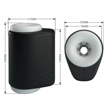 PRETTY LOVE - MASTURBATOR MASCULIN DJ GIRL CU VIBRAȚII 5 SETĂRI NEGRU