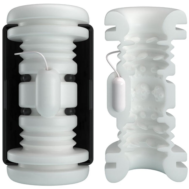 PRETTY LOVE - MASTURBATOR MASCULIN DJ GIRL CU VIBRAȚII 5 SETĂRI NEGRU