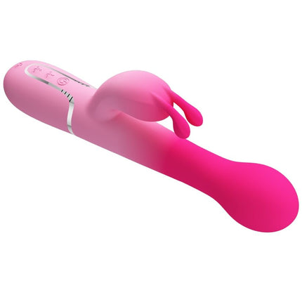 PRETTY LOVE - DEJON 3 IN 1 MULTIFUNCTION RABBIT VIBRATOR PINK