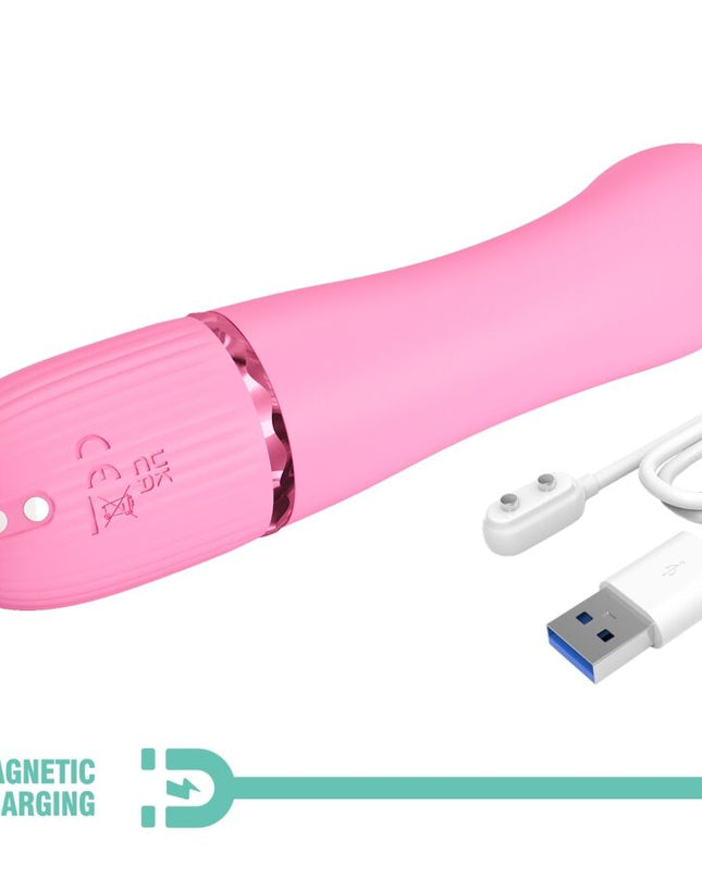 PRETTY LOVE - VIBRATOR MARSKI RABBIT ȘI PUNCT G ROZ