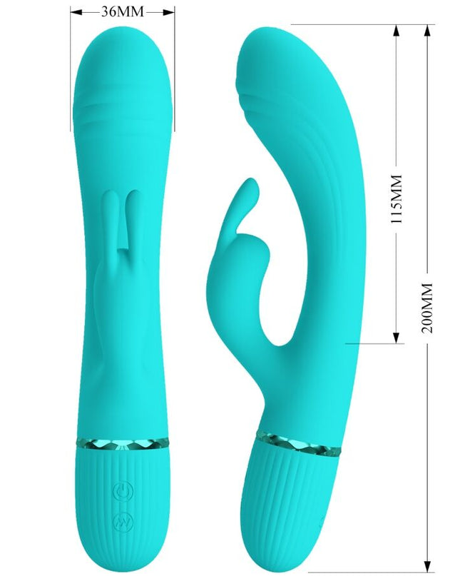 PRETTY LOVE - VIBRATOR SCOCCO RABBIT TURCOAZ