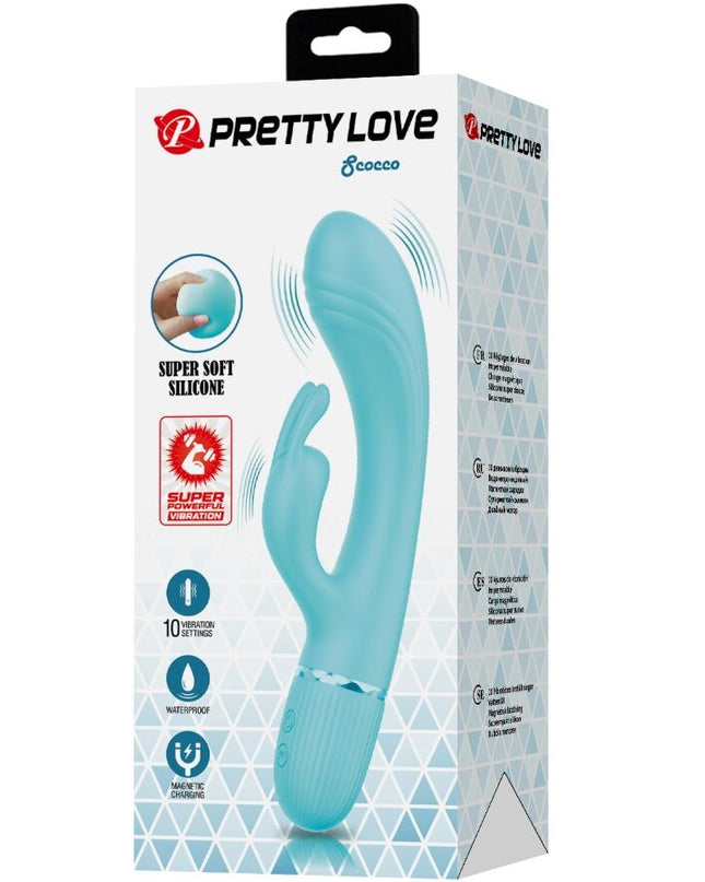 PRETTY LOVE - VIBRATOR SCOCCO RABBIT TURCOAZ