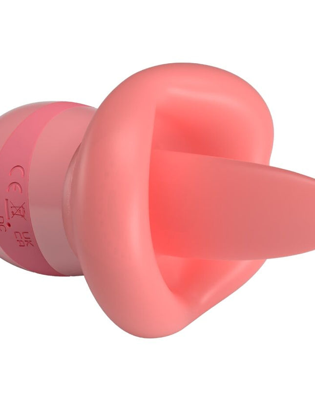 PRETTY LOVE - STIMULATOR DE CLITORIS PENTRU LIMBĂ KYLEE, 10 VIBRAȚII, ROZ NUDE
