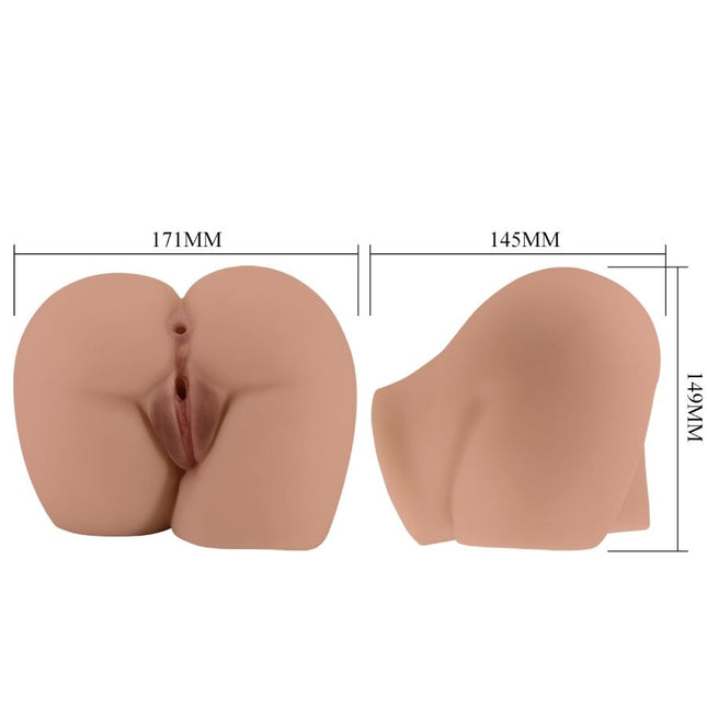 CRAZY BULL - VIBRATOR BERNACE CU TELECOMANDĂ REALISTICĂ PENTRU VAGIN ȘI ANUS