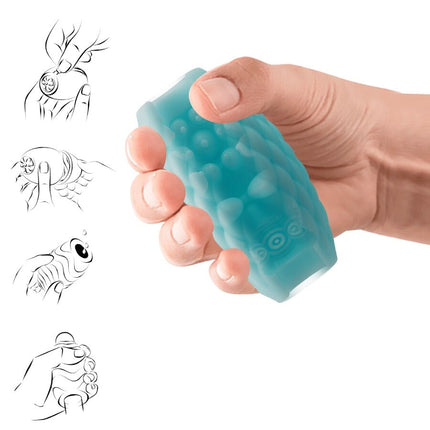 PRETTY LOVE - MASTURBATOR MASCULIN ATHENA EROS DIN SILICON, ALBASTRU CER