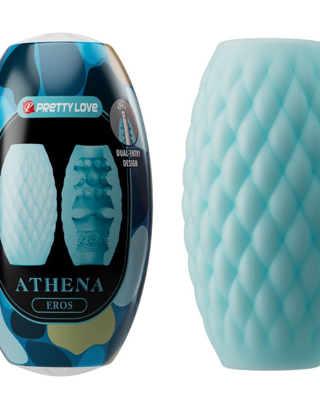PRETTY LOVE - MASTURBATOR MASCULIN ATHENA EROS DIN SILICON, ALBASTRU CER