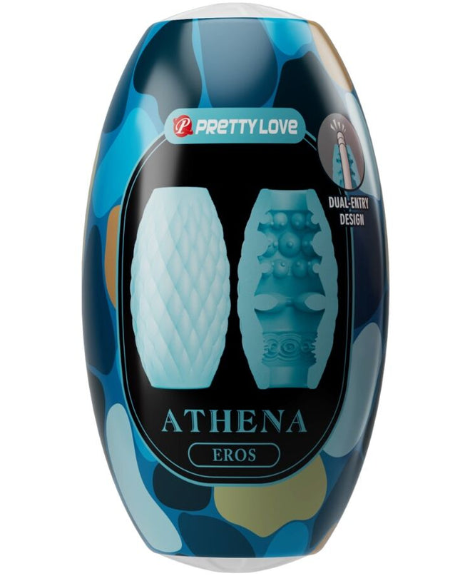 PRETTY LOVE - MASTURBATOR MASCULIN ATHENA EROS DIN SILICON, ALBASTRU CER