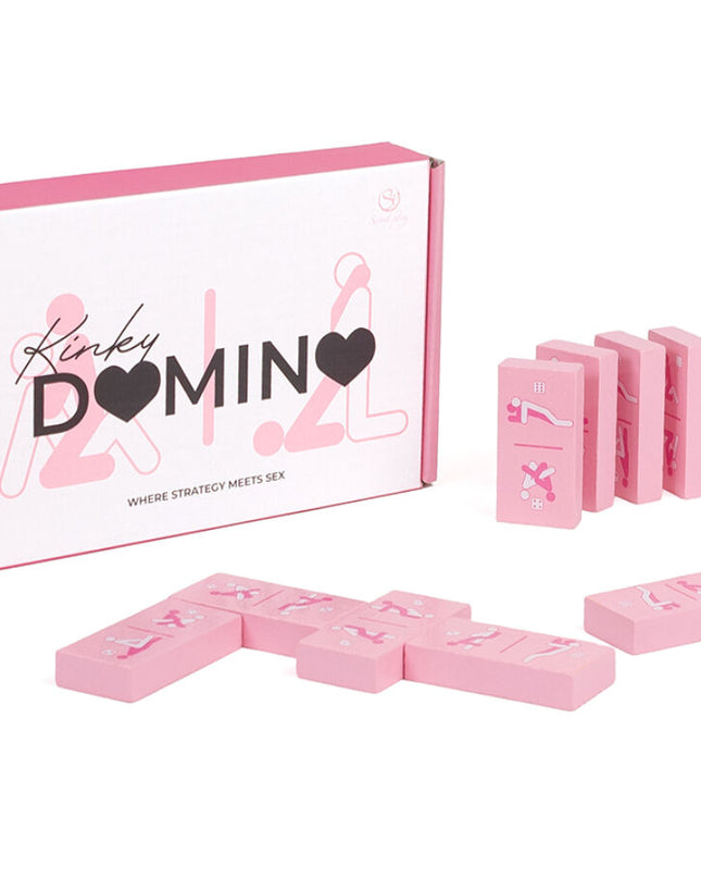 SECRETPLAY - JOC DE DOMINO DIN LEMN KINKY