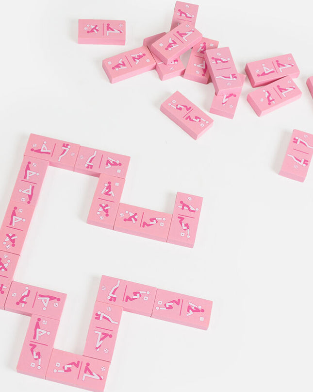 SECRETPLAY - JOC DE DOMINO DIN LEMN KINKY