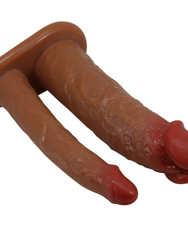 PRETTY LOVE - CHILOȚI KEAVEN HARNESS DILDO DUBLU UNIVERSAL ȘI CONFORTABIL