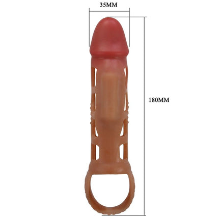 PRETTY LOVE - MANȘON VIBRANT PENTRU PENIS PRESTON 18 CM