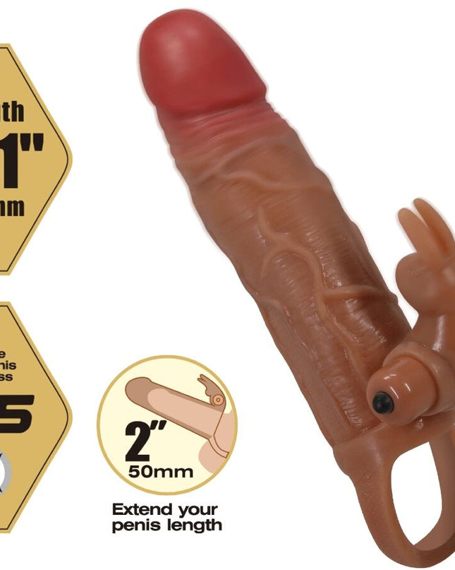 PRETTY LOVE - MANȘON PENTRU PENIS OSMAR + STIMULATOR VIBRATOR DE CLITORIS