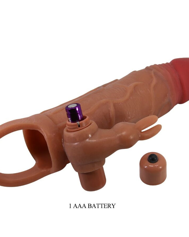 PRETTY LOVE - MANȘON PENTRU PENIS OSMAR + STIMULATOR VIBRATOR DE CLITORIS