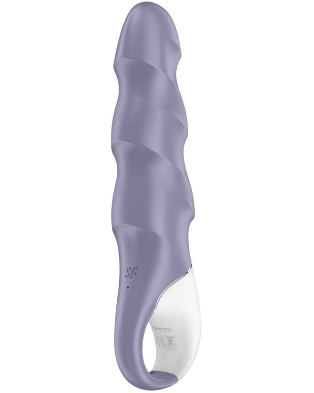 SATISFYER - VIBRATOR CU POMPĂ DE AER 1 VIBRATOR GONFLABIL PENTRU PUNCTUL G MOV