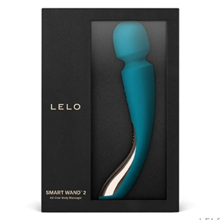 LELO - SMART MEDIUM WAND 2 MASAJ ALBASTRU OCEAN