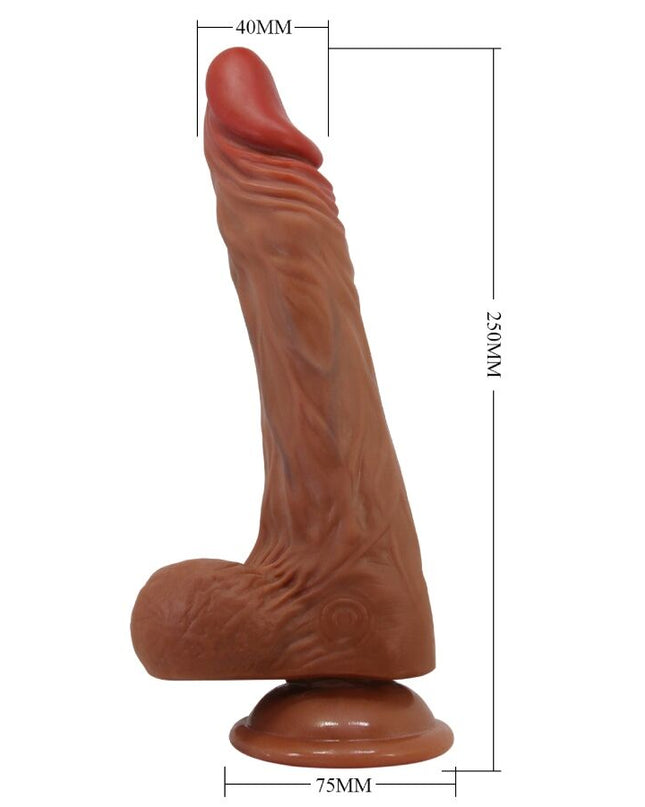 DILDO REALISTIC CALISTO 24 CM FLESH