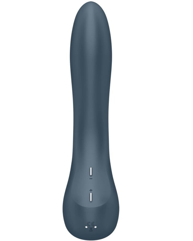 SATISFYER - VIBRATOR G-SPOT WAVE 4 CU PROGRAM DE 12 VIBRAȚII GRI ÎNCHIS