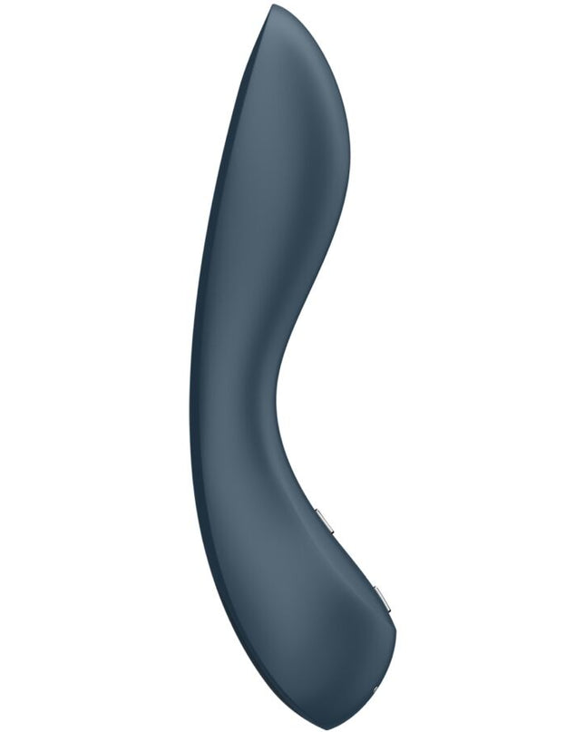 SATISFYER - VIBRATOR G-SPOT WAVE 4 CU PROGRAM DE 12 VIBRAȚII GRI ÎNCHIS