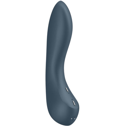 SATISFYER - VIBRATOR G-SPOT WAVE 4 CU PROGRAM DE 12 VIBRAȚII GRI ÎNCHIS