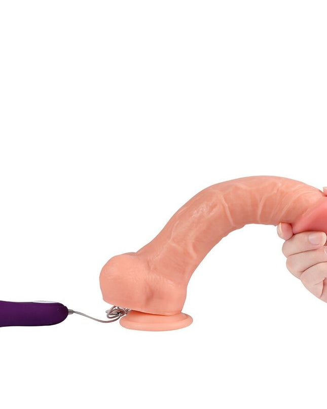 SHEQU - DILDO VIBRATOR APOLO CU TELECOMANDĂ 24,5 CM