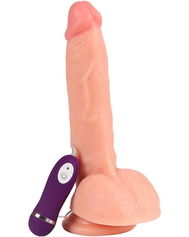 SHEQU - DILDO VIBRATOR BEAST CU TELECOMANDĂ 24,5 CM