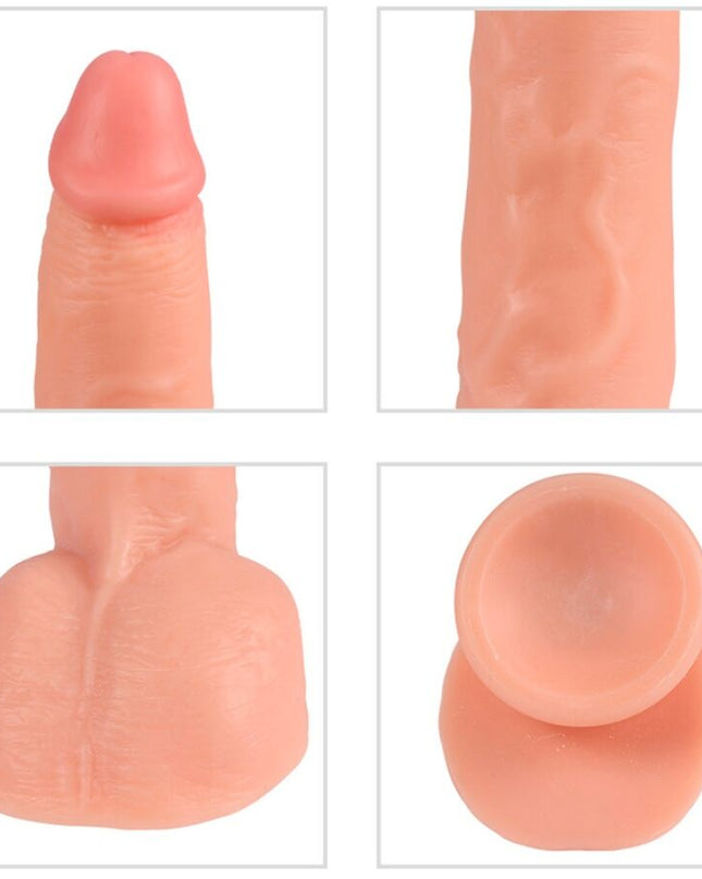 SHEQU - DILDO VIBRATOR BEAST CU TELECOMANDĂ 24,5 CM