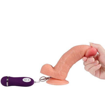 SHEQU - DILDO VIBRATOR IRON DRAGON CU TELECOMANDĂ 17,5 CM