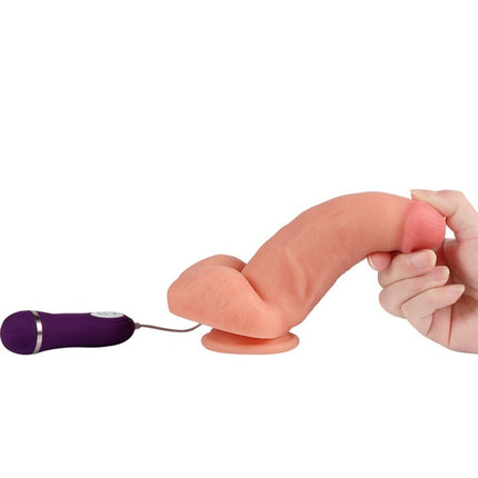 SHEQU - DILDO VIBRATOR RED EAGLE CU TELECOMANDĂ 17 CM