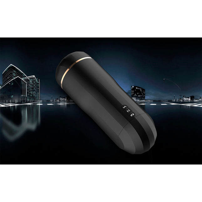 SHEQU - MASTURBATOR VAGIN SNOW CU VIBRAȚII ȘI SUCȚIE