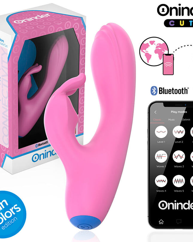 ONIDER CUTE - VIBRATOR LOVE BUNNY PENTRU CLITORIS PUNCT G - APLICAȚIE GRATUITĂ ÎN ÎNTREAGA LUME