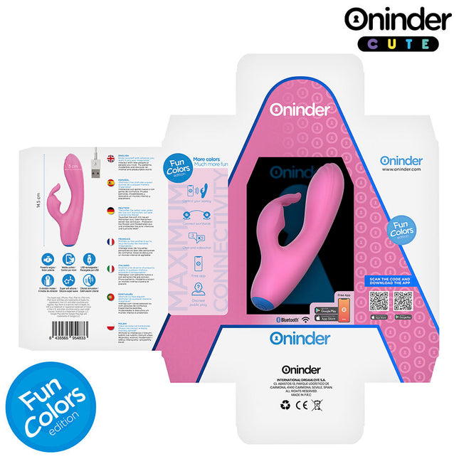 ONIDER CUTE - VIBRATOR LOVE BUNNY PENTRU CLITORIS PUNCT G - APLICAȚIE GRATUITĂ ÎN ÎNTREAGA LUME