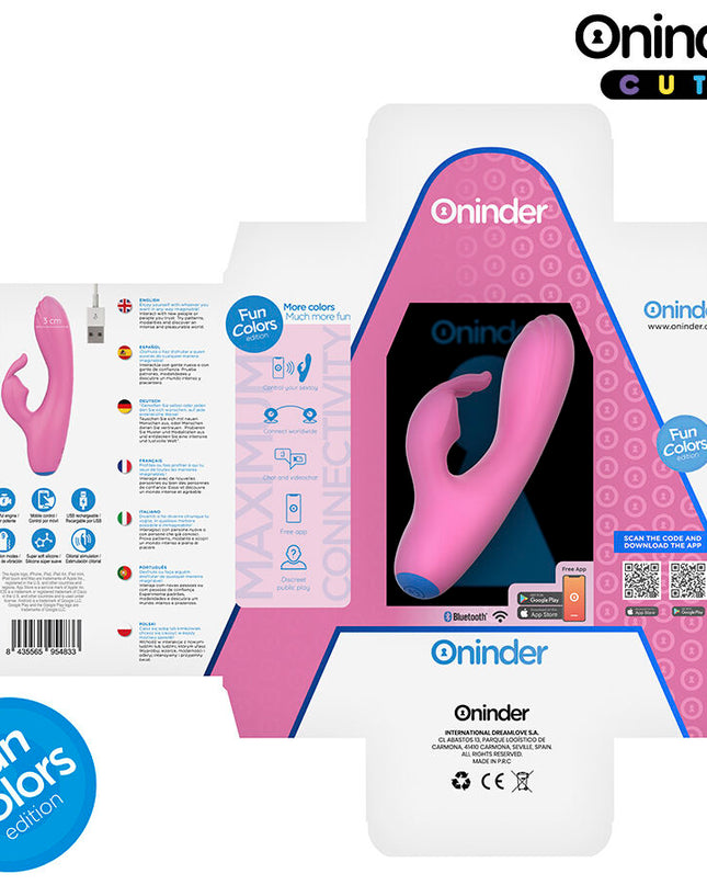 ONIDER CUTE - VIBRATOR LOVE BUNNY PENTRU CLITORIS PUNCT G - APLICAȚIE GRATUITĂ ÎN ÎNTREAGA LUME