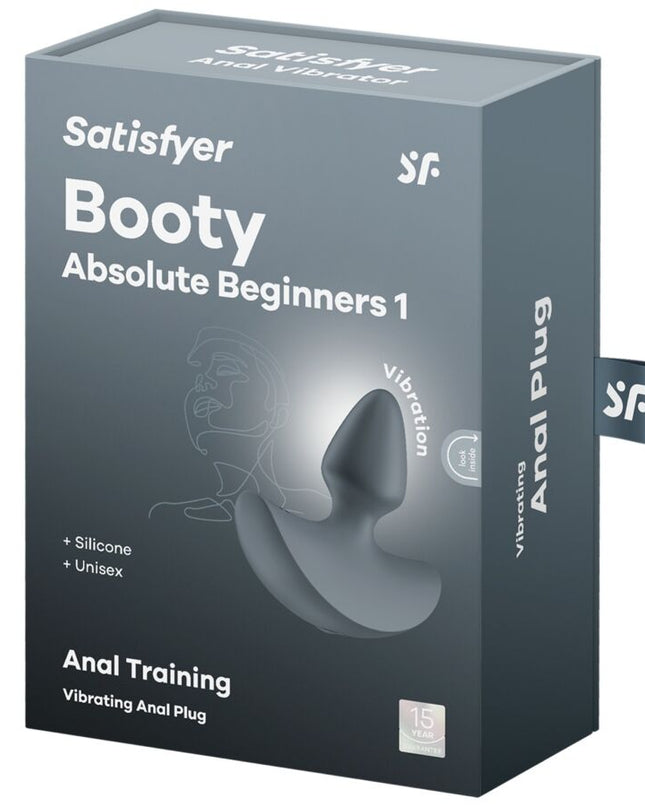 SATISFYER - VIBRATOR ANAL CU 1 DUPĂ PENTRU ÎNCEPĂTORI ABSOLUȚI