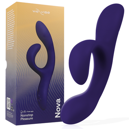WE-VIBE - VIBRATOR NOVA 3 RABBIT ALBASTRU MIEZUL NOPȚII