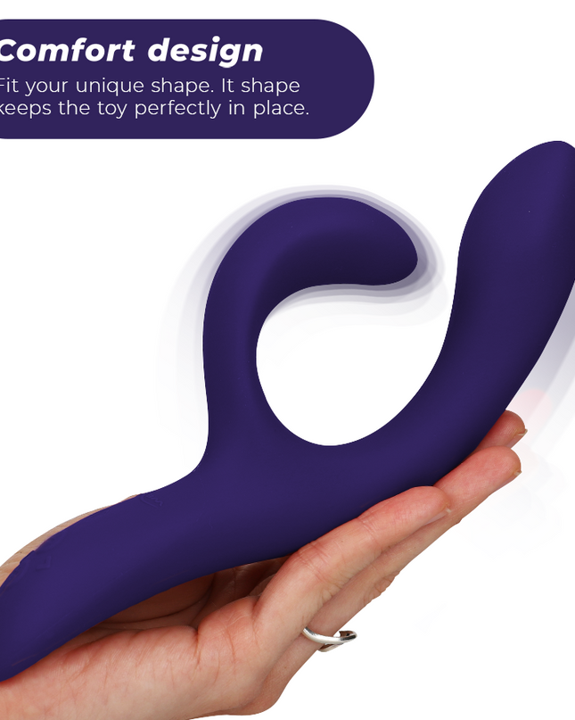 WE-VIBE - VIBRATOR NOVA 3 RABBIT ALBASTRU MIEZUL NOPȚII