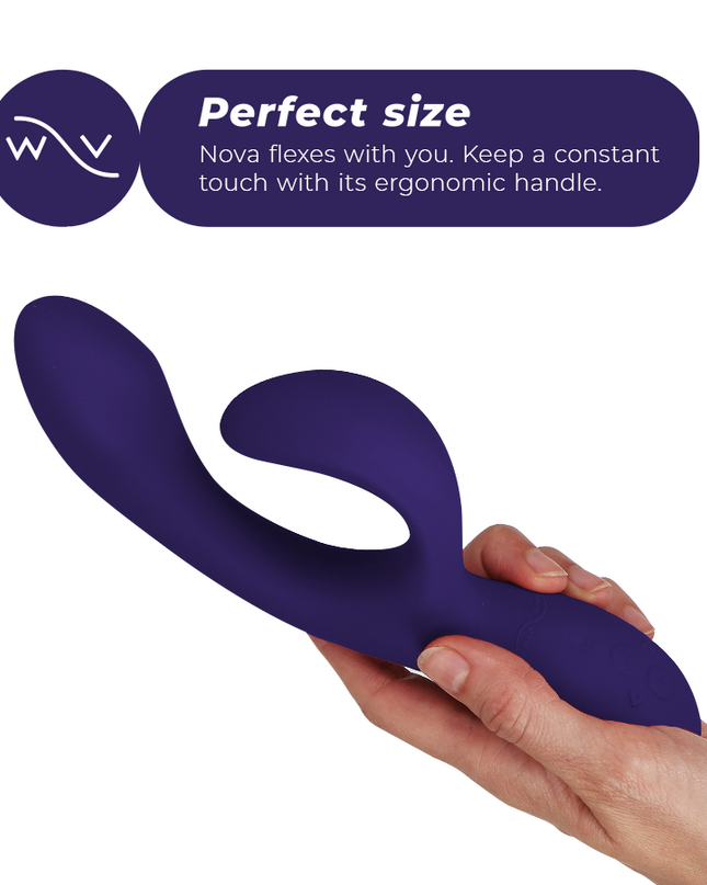 WE-VIBE - VIBRATOR NOVA 3 RABBIT ALBASTRU MIEZUL NOPȚII